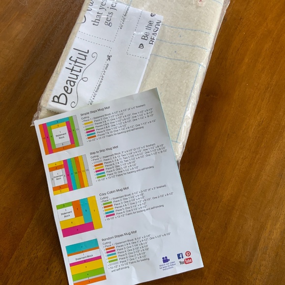 June Taylor Quilt As You Go Inspirational Mug Mats - Picture 3 of 5